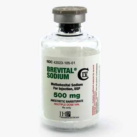 BREVITAL SODIUM (METHOHEXITAL) 500MG Name: Brevital Sodium Dosage: 500mg Package: 1 Vial